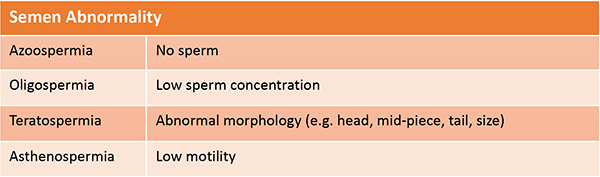 Semen Abnormality